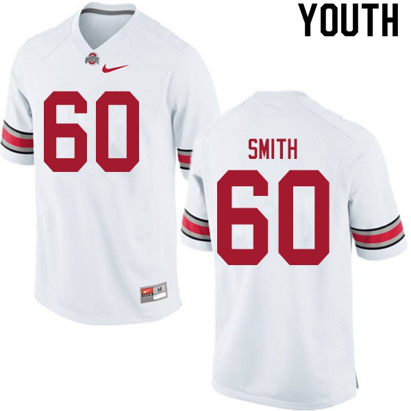 Ohio State Buckeyes #60 Ryan Smith Youth Player Jersey White OSU15259